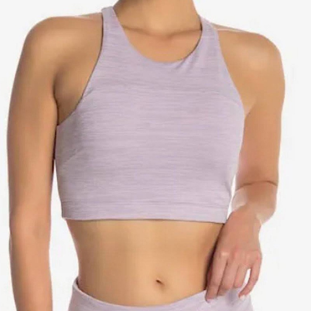 Outdoor Voices Techsweat Move Free Crop Top Pink Size Medium Bralette Bra